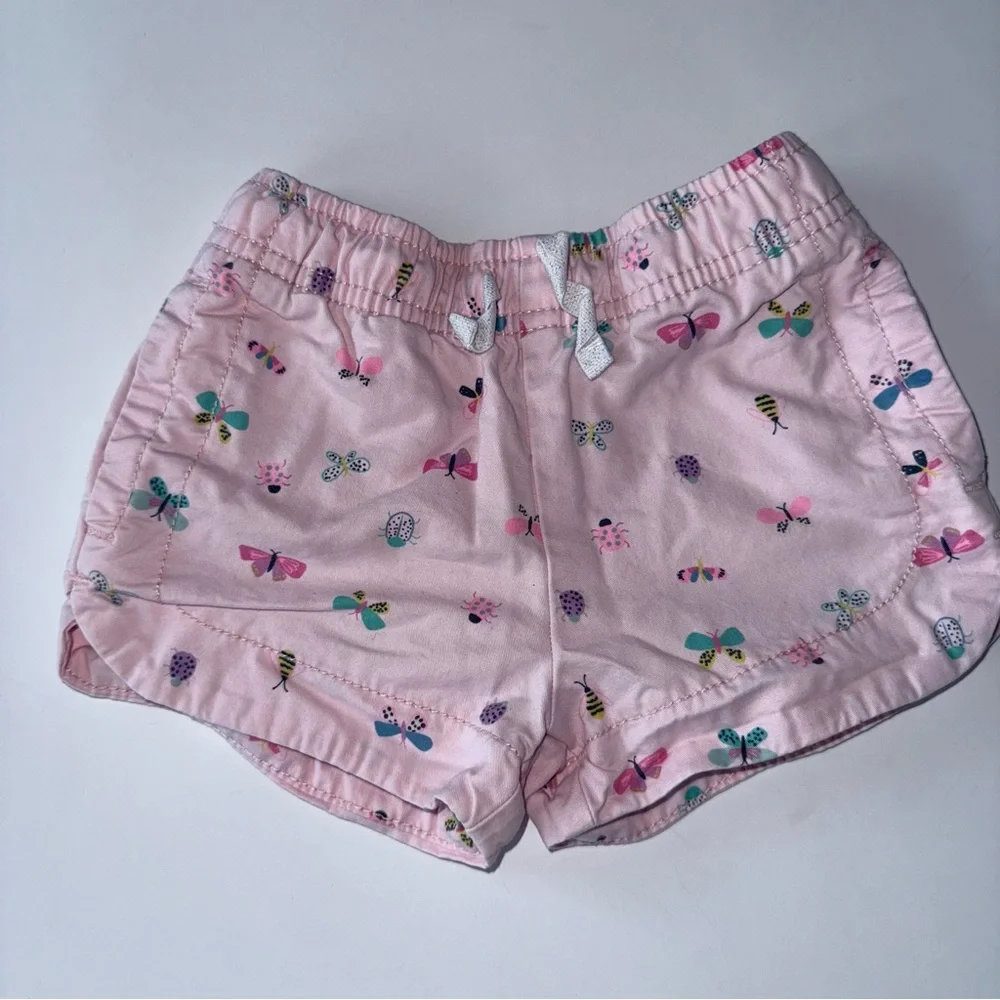 Lot of 04 Baby Girl 12 Month Leggings Pants Stretch Carter’s And Granimals